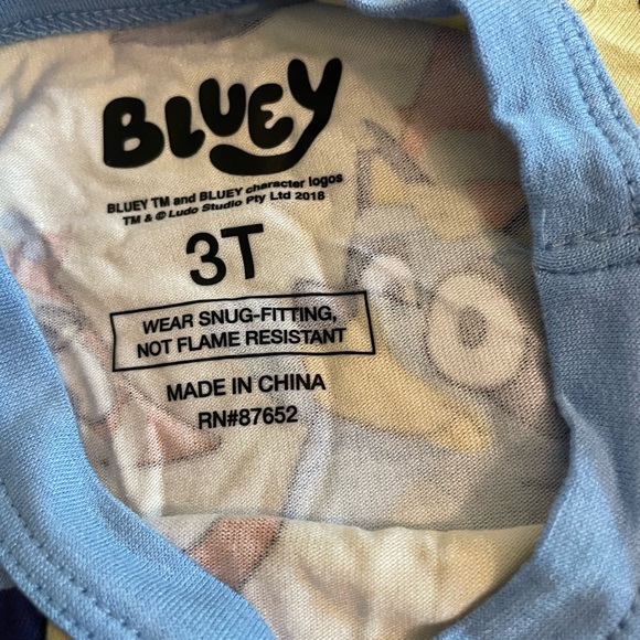 NWT Bluey Bamboo Pajamas - Picture 2 of 3